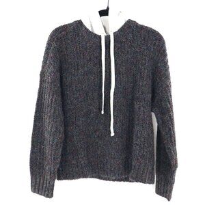 OFFLINE Ribbed Sweater Womens S Gray Winter Cozy Comfort Relaxed Casual Warm NWT